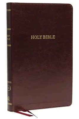 KJV, Bibbia di riferimento Deluxe Thinline, similpelle, borgogna, edizione a lettere rosse - KJV, Deluxe Thinline Reference Bible, Imitation Leather, Burgundy, Red Letter Edition