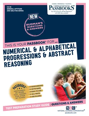 Progressioni numeriche e alfabetiche e ragionamento astratto (CS-30): Guida allo studio dei libretti - Numerical & Alphabetical Progressions & Abstract Reasoning (CS-30): Passbooks Study Guide