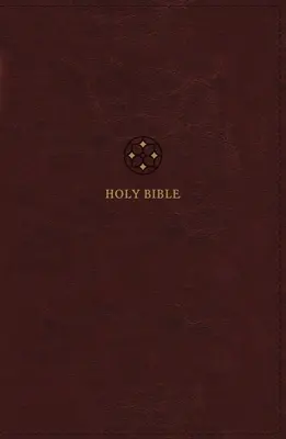 Nrsvue, Sacra Bibbia, Pelle e ossa, Borgogna, stampa comfort - Nrsvue, Holy Bible, Leathersoft, Burgundy, Comfort Print