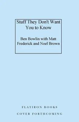 Cose che non vogliono farvi sapere - Stuff They Don't Want You to Know