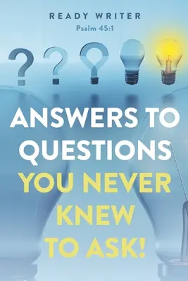 Risposte alle domande che non sapevi di dover fare - Answers to Questions You Never Knew to Ask