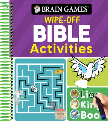 Giochi del cervello da cancellare: attività bibliche - Brain Games Wipe-Off: Bible Activities