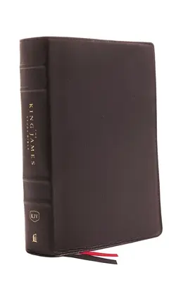 Bibbia di studio di Re Giacomo, in vera pelle, nera, edizione a colori - The King James Study Bible, Genuine Leather, Black, Full-Color Edition