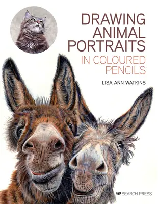 Disegnare ritratti di animali a matita colorata - Drawing Animal Portraits in Coloured Pencil
