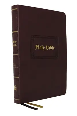 Kjv, Bibbia di riferimento a stampa grande, serie Vintage, in pelle, marrone, a caratteri rossi, stampa comfort: Sacra Bibbia, Versione di Re Giacomo - Kjv, Personal Size Large Print Reference Bible, Vintage Series, Leathersoft, Brown, Red Letter, Comfort Print: Holy Bible, King James Version