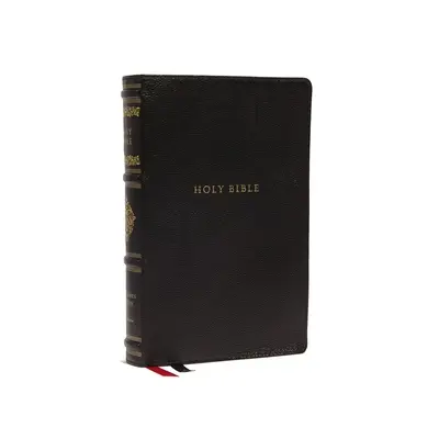 Kjv, Bibbia di riferimento con ampi margini, Collezione Sovrana, Vera pelle, nero, lettere rosse, stampa comfort: Sacra Bibbia, Versione di Re Giacomo - Kjv, Wide-Margin Reference Bible, Sovereign Collection, Genuine Leather, Black, Red Letter, Comfort Print: Holy Bible, King James Version