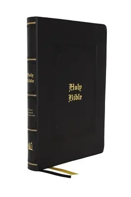 Kjv, Bibbia di consultazione a stampa grande, serie Vintage, pelle morbida, nero, lettere rosse, indicizzazione del pollice, stampa comfort: Sacra Bibbia, Versione di Re Giacomo V - Kjv, Personal Size Large Print Reference Bible, Vintage Series, Leathersoft, Black, Red Letter, Thumb Indexed, Comfort Print: Holy Bible, King James V