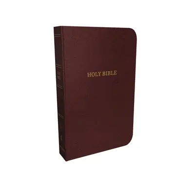 KJV, Bibbia di riferimento sottile, pelle incollata, Borgogna, indicizzata, edizione a lettere rosse - KJV, Thinline Reference Bible, Bonded Leather, Burgundy, Indexed, Red Letter Edition