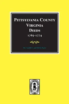Contea di Pittsylvania, Virginia Atti 1765-1774 - Pittsylvania County, Virginia Deeds 1765-1774