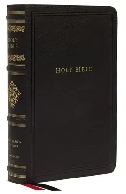 Kjv, Bibbia di riferimento a margini larghi, Collezione sovrana, Pelle e cuoio, Nero, Lettera rossa, Stampa comfort: Sacra Bibbia, Versione di Re Giacomo - Kjv, Wide-Margin Reference Bible, Sovereign Collection, Leathersoft, Black, Red Letter, Comfort Print: Holy Bible, King James Version
