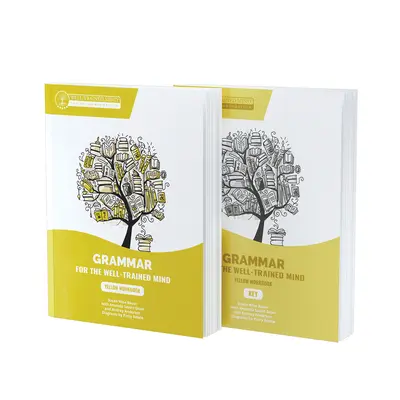 Bundle giallo per chi ripete l'acquisto: Include Grammatica per una mente ben allenata Libro di lavoro e chiave gialli - Yellow Bundle for the Repeat Buyer: Includes Grammar for the Well-Trained Mind Yellow Workbook and Key