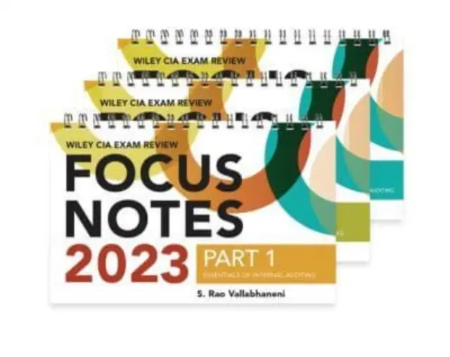 Wiley CIA 2023 Appunti di approfondimento: Set completo - Wiley CIA 2023 Focus Notes: Complete Set