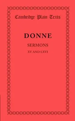 Sermoni XV e LXVI - Sermons XV and LXVI