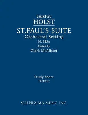 Suite di San Paolo, H.118b: Partitura di studio - St. Paul's Suite, H.118b: Study score