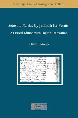 Sefer ha-Pardes di Jedaiah ha-Penini - Sefer ha-Pardes by Jedaiah ha-Penini