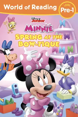 Mondo della lettura Disney Junior Minnie Primavera al Bow-Tique - World of Reading Disney Junior Minnie Spring at the Bow-Tique
