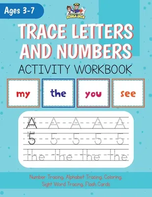 Tracciamento dell'alfabeto, dei numeri e delle parole del sito con schede flash dell'alfabeto e delle parole del sito! - Alphabet, Number and Site Words Tracing along with Bonus Alphabet and Site Word Flash Cards!