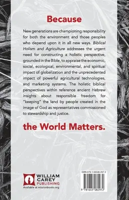 Olismo biblico e agricoltura (edizione riveduta): Coltivare le nostre radici - Biblical Holism and Agriculture (Revised Edition): Cultivating Our Roots