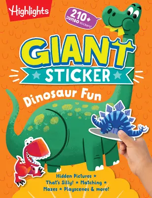 Divertimento con i dinosauri con adesivi giganti - Giant Sticker Dinosaur Fun