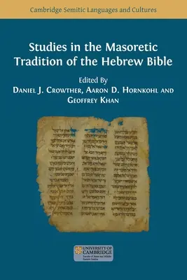 Studi sulla tradizione masoretica della Bibbia ebraica - Studies in the Masoretic Tradition of the Hebrew Bible
