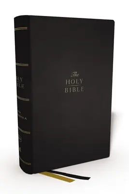 Kjv, Bibbia di consultazione a colonna centrale con apocrifi, copertina rigida, 73.000 riferimenti incrociati, lettera rossa, stampa comfort: Versione di Re Giacomo - Kjv, Center-Column Reference Bible with Apocrypha, Hardcover, 73,000 Cross-References, Red Letter, Comfort Print: King James Version