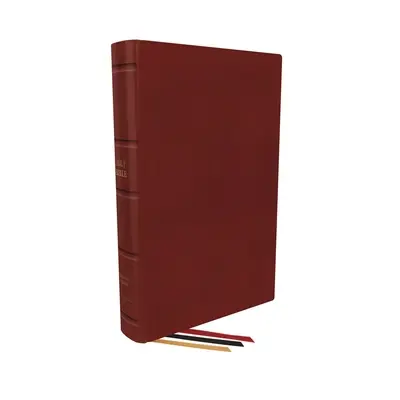 Kjv, Bibbia di consultazione a colonna singola a stampa grande, pelle di capra premium, rossa, collezione Premier, lettera rossa, stampa comfort: Bibbia Sacra - Kjv, Personal Size Large Print Single-Column Reference Bible, Premium Goatskin Leather, Red, Premier Collection, Red Letter, Comfort Print: Holy Bible