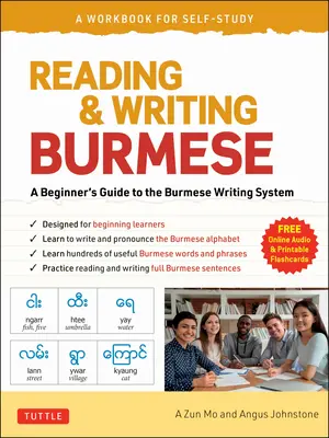 Leggere e scrivere il birmano: un libro di lavoro per l'autoapprendimento: Imparare a leggere, scrivere e pronunciare correttamente il birmano - Reading & Writing Burmese: A Workbook for Self-Study: Learn to Read, Write and Pronounce Burmese Correctly