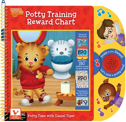 Tabella dei premi per l'educazione al vasino di Daniel Tiger - Daniel Tiger Potty Training Reward Chart