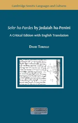 Sefer ha-Pardes di Jedaiah ha-Penini - Sefer ha-Pardes by Jedaiah ha-Penini