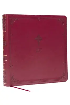 Nabre XL, edizione cattolica, pelle di cuoio, borgogna, stampa comfort: Sacra Bibbia - Nabre XL, Catholic Edition, Leathersoft, Burgundy, Comfort Print: Holy Bible