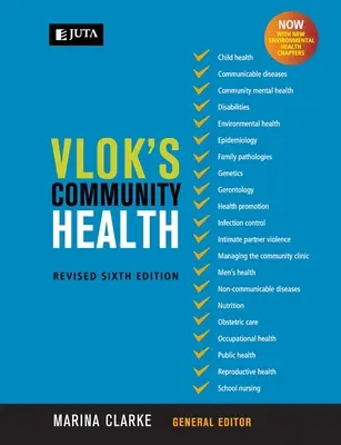 La salute della comunità di Vlok riveduta 6e CON CD - Vlok's Community Health Revised 6e WITH CD