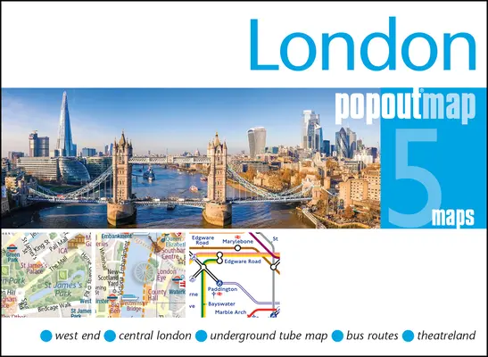 Mappa a comparsa di Londra - London Popout Map