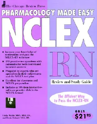 Farmacologia facile per l'NCLEX-RN: guida allo studio e al ripasso [con disco]. - Pharmacology Made Easy for NCLEX-RN: Review and Study Guide [With Disk]