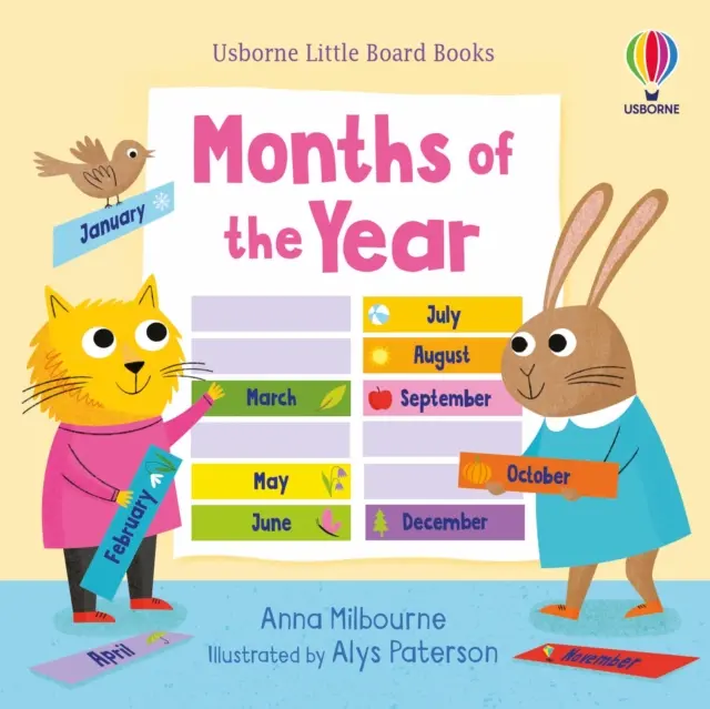 Piccoli libri da tavolo Mesi dell'anno - Little Board Books Months of the Year