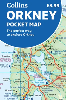 Mappa tascabile delle Orcadi: Il modo perfetto per esplorare le Orcadi - Orkney Pocket Map: The Perfect Way to Explore Orkney
