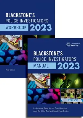 Manuale e libro di lavoro per investigatori di polizia Blackstone 2023 - Blackstone's Police Investigators Manual and Workbook 2023