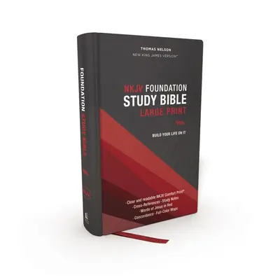 Nkjv, Bibbia di studio della Fondazione, stampa grande, copertina rigida, lettere rosse, stampa comfort: Sacra Bibbia, Nuova versione di Re Giacomo - Nkjv, Foundation Study Bible, Large Print, Hardcover, Red Letter, Comfort Print: Holy Bible, New King James Version