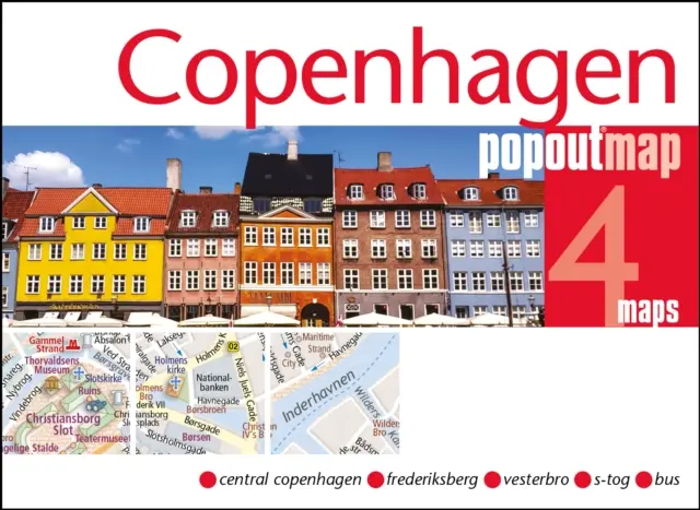 Mappa popout di Copenaghen - Copenhagen Popout Map