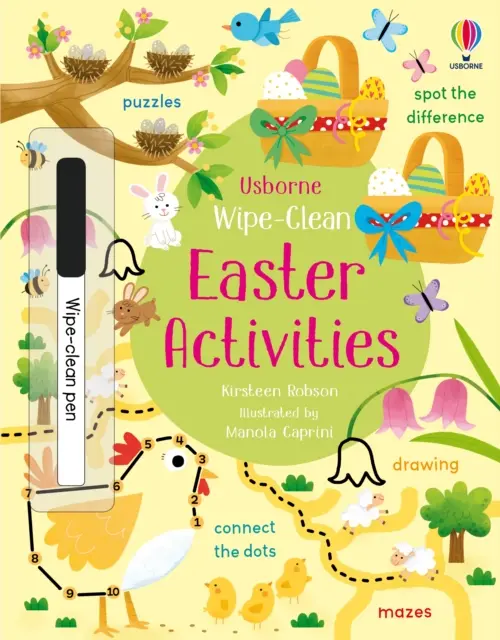Kegiatan Paskah yang Bersihkan dengan Lap - Wipe-Clean Easter Activities