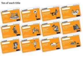 Leggere Scrivere Inc. Fonetica: Set arancione 4 libri di storie in bianco e nero (confezione da 120) - Read Write Inc. Phonics: Orange Set 4 Core Black & White Storybooks (Pack of 120)