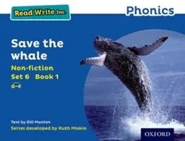 Leggere scrivere Inc. Fonetica: Set blu 6 libri di saggistica 1 Salva la balena - Read Write Inc. Phonics: Blue Set 6 Non-fiction 1 Save the Whale