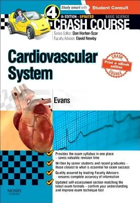 Corso accelerato sul sistema cardiovascolare, edizione aggiornata in formato cartaceo + e-book - Crash Course Cardiovascular System Updated Print + E-Book Edition
