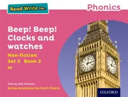 Leggere scrivere Inc. Fonetica: Pink Set 3 Saggistica 2 Bip! Bip! Orologi e orologi - Read Write Inc. Phonics: Pink Set 3 Non-fiction 2 Beep! Beep! Clocks and Watches