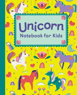 Taccuino Unicorno per bambini: Con un simpatico disegno di unicorno e pagine foderate, vuote, incise e puntate, perfette per scrivere e scarabocchiare! - Unicorn Notebook for Kids: Featuring Cute Unicorn Art and Lined, Blank, Graphed and Bulleted Pages Perfect for Journaling and Doodling!