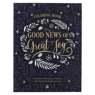 Libro da colorare di Natale “Buone notizie di grande gioia” per donne e adolescenti con le Scritture Cristiane - Good News of Great Joy Christmas Coloring Book for Women and Teens with Christian Scripture