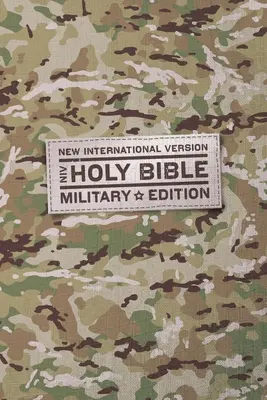 Niv, Sacra Bibbia, edizione militare, compatta, brossura, mimetica militare, stampa comfort - Niv, Holy Bible, Military Edition, Compact, Paperback, Military Camo, Comfort Print