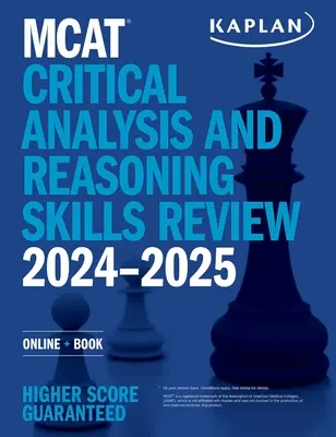 MCAT Analisi critica e capacità di ragionamento 2024-2025: Online + Libro - MCAT Critical Analysis and Reasoning Skills Review 2024-2025: Online + Book