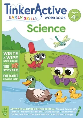 Tinkeractive Early Skills Science Workbook (età 4+) - Tinkeractive Early Skills Science Workbook Ages 4+