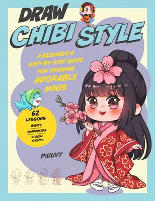 Disegnare in stile Chibi: Una guida passo-passo per principianti per disegnare adorabili minifigure - 62 lezioni: Nozioni di base, personaggi, effetti speciali - Draw Chibi Style: A Beginner's Step-By-Step Guide for Drawing Adorable Minis - 62 Lessons: Basics, Characters, Special Effects