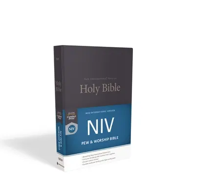 NIV, Bibbia di preghiera e di culto, copertina rigida, blu - NIV, Pew and Worship Bible, Hardcover, Blue